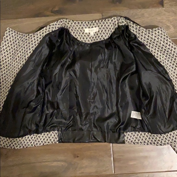 Umgee Faux Leather & Houndstooth Jacket - Picture 5 of 5